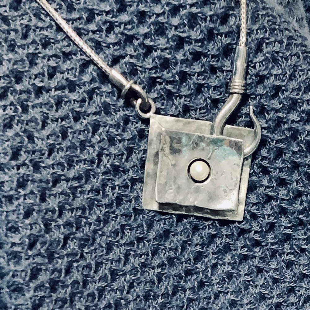 Silpada 925 Silver & Pearl Necklace